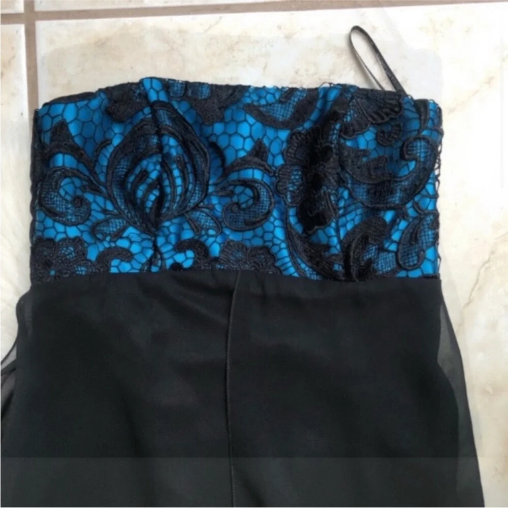 Jessica McClintock High Low Prom Dress - Picture 2 of 7